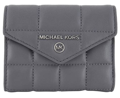 michael kors small quilted envelope wallet black|michel Kors long men's wallet.